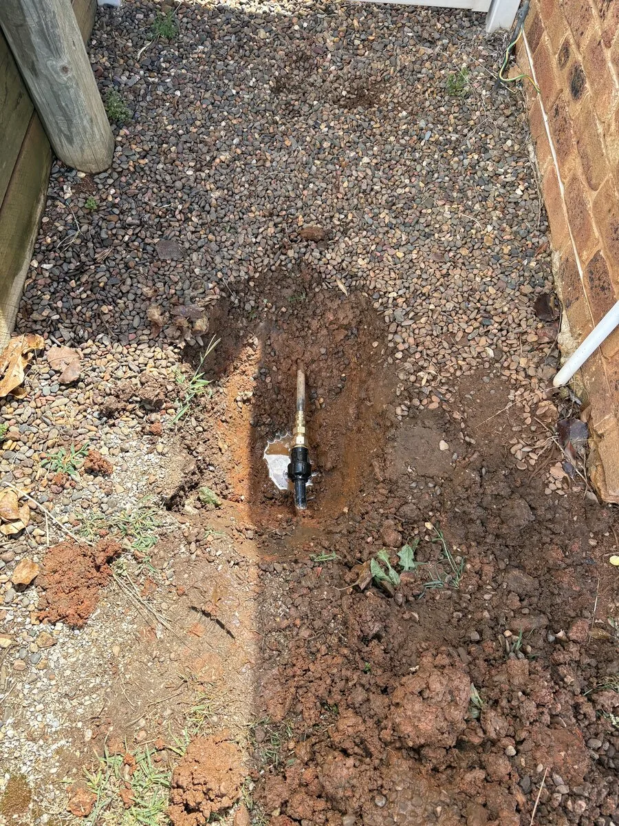 Residential plumbing work